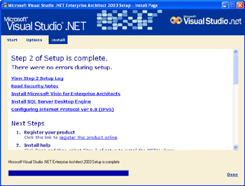 Installing Visual Studio .NET 2003 | Microsoft ASP.NET Programming